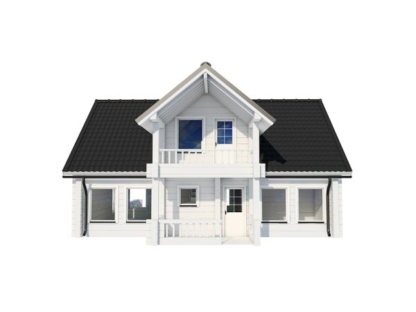 Laminated log house Rome3 Large scale image