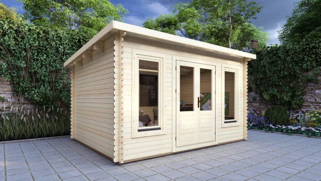 Log Cabin Glastonbury 4.2×3.2m, 34mm Main Image