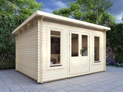Log Cabin Glastonbury 4.2×3.2m, 34mm2