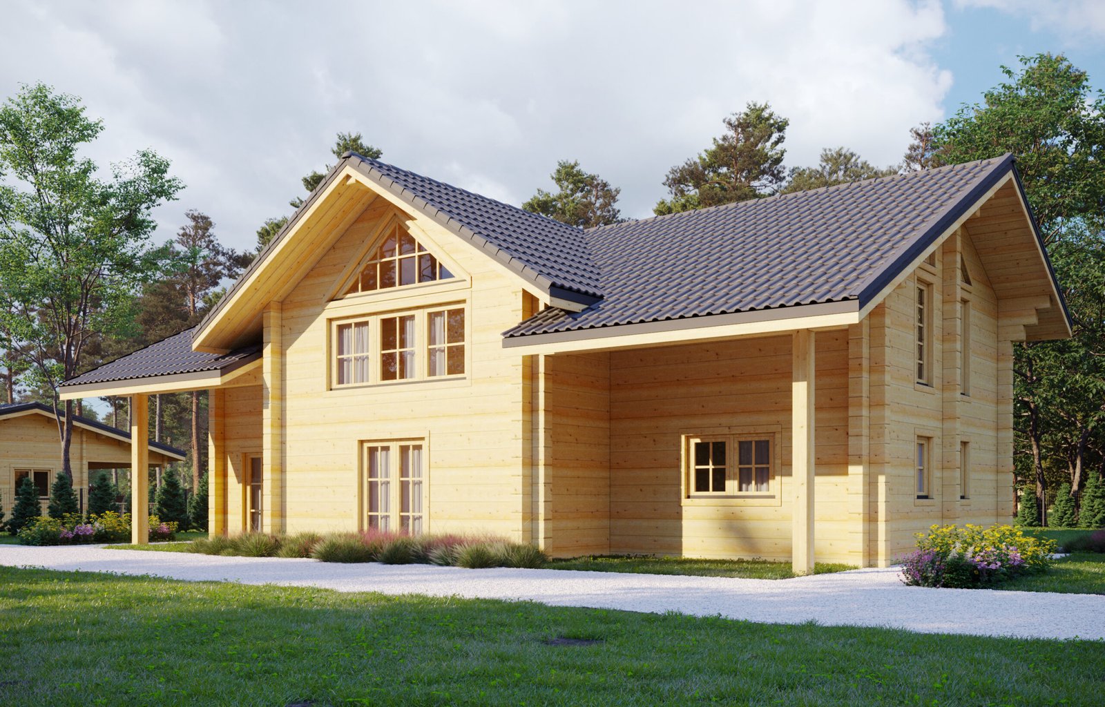 Monaco log house by Eurodita Large scale image