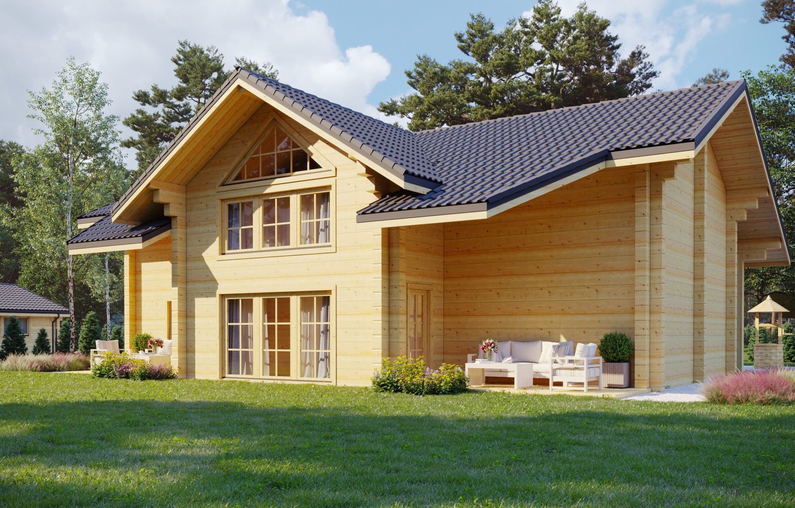Eurodita log house Monaco Large scale image