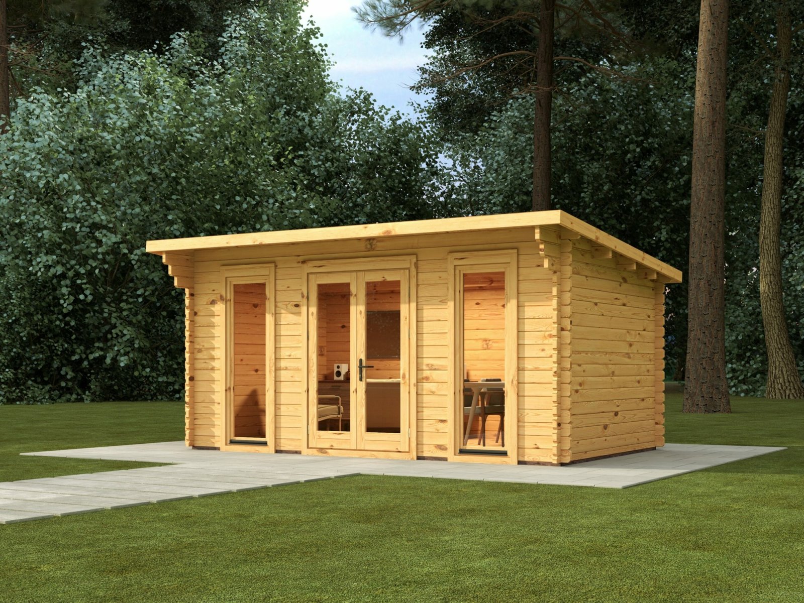 Eurodita log cabin Dorchester Large scale image