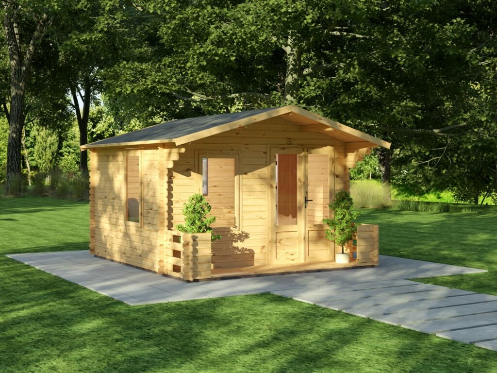 Log shed MM006 3.3×3.78m Main Image