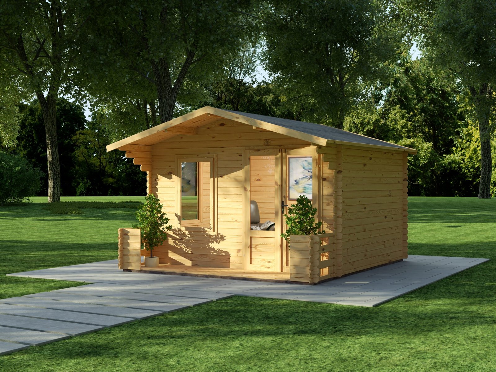 Eurodita Log shed MM006 Large scale image