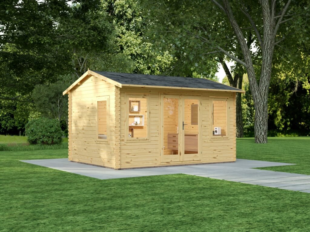 Log shed MM015 4.0×3.0m Main Image