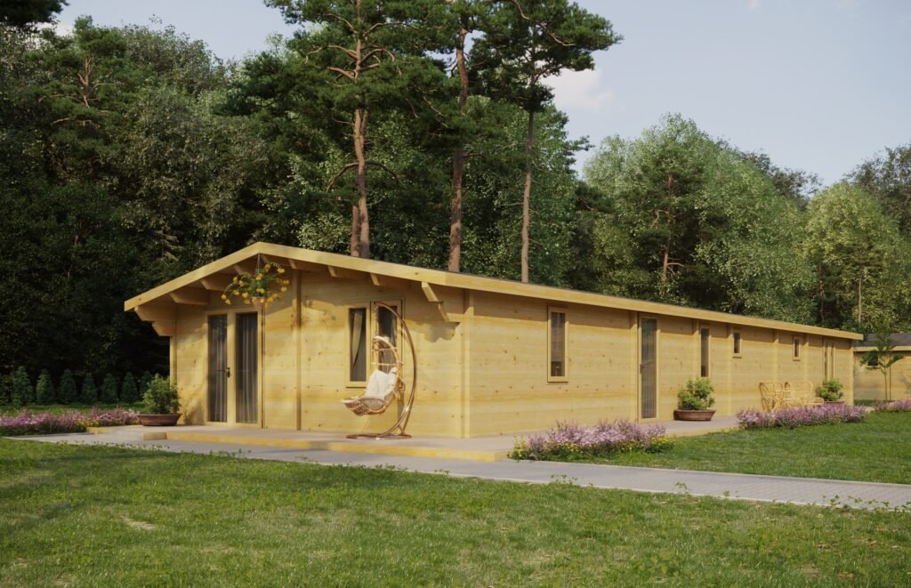 Mobile Log Cabin 3-Bedroom Family Home – Severn Main Image