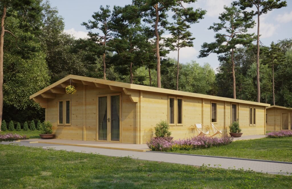 Mobile Log Cabin 3-Bedroom Family Home – Tay Main Image