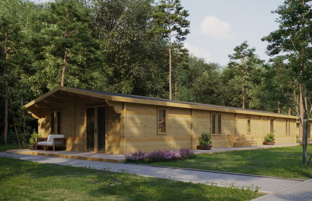 Mobile Log Cabin 4-Bedroom Large Home – Thames Main Image