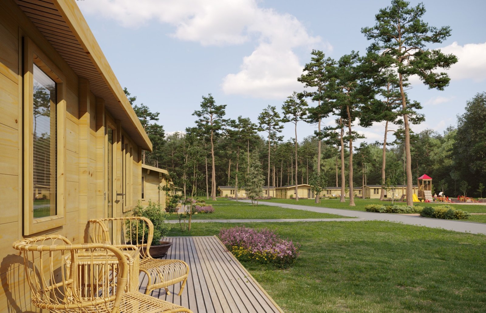 Timber mobile homes by Eurodita Large scale image