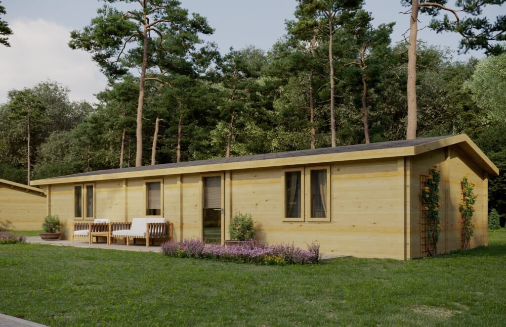 Mobile Log Cabin 2-Bedroom – Wye Main Image