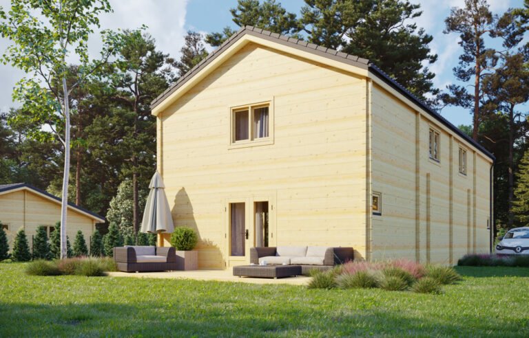 Two Storey Glulam Log House David carousel small image