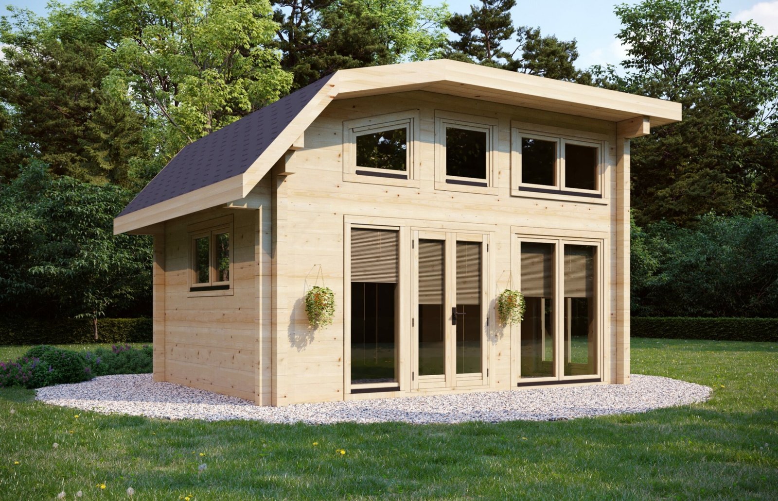 Bespoke Glulam Log Cabin Challenger Eurodita Large scale image