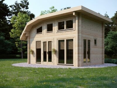 Glulam Log Cabin Challenger 589x454m 135mm