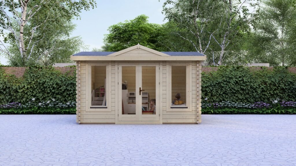 Mini Weymouth Log cabin 4x3m, 44mm Main Image