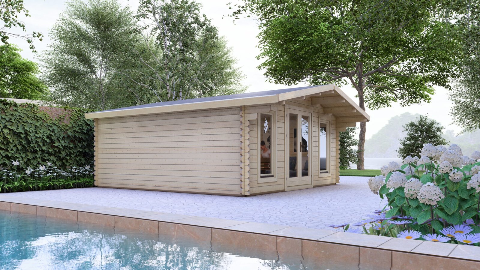 Eurodita log cabin Axminster05 Large scale image