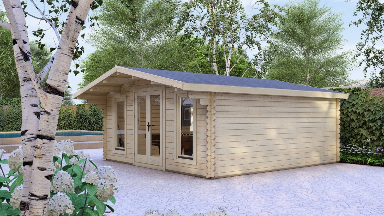 Eurodita log cabin Axminster06 Large scale image