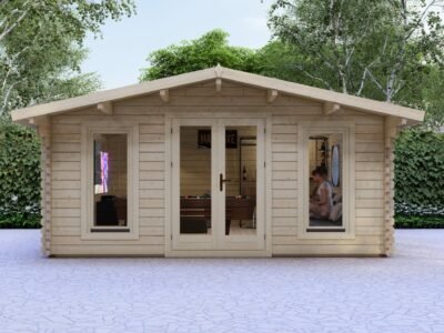 Eurodita log cabin Axminster07