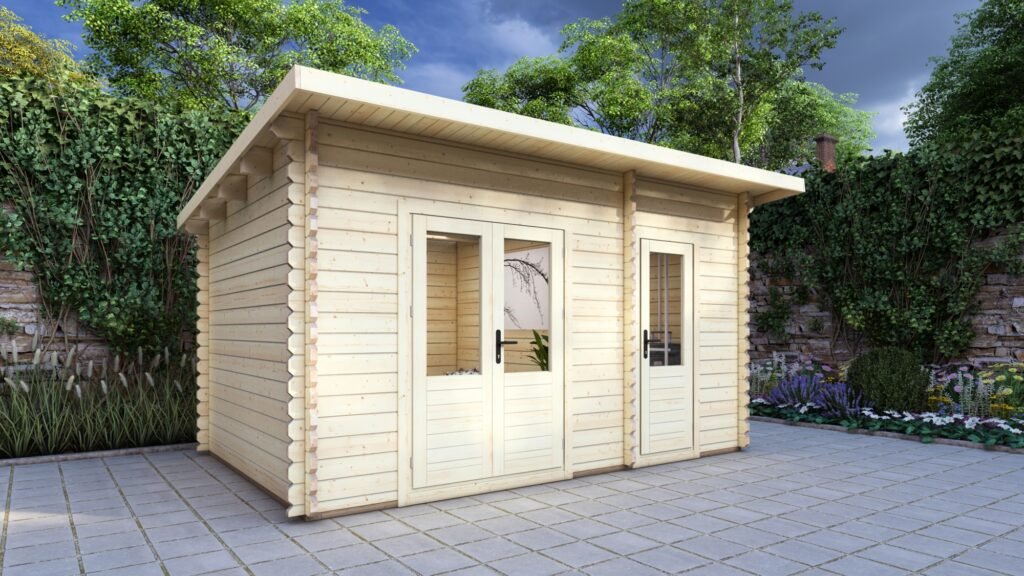 Log Cabin Sherborne 4.5×3.0m, 44mm Main Image