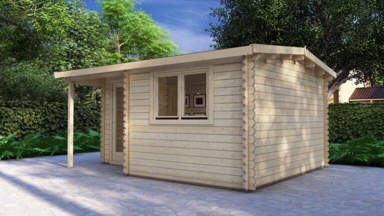 Log Cabin Theodore 5.0×4.0m, 44mm – 2 carousel small image