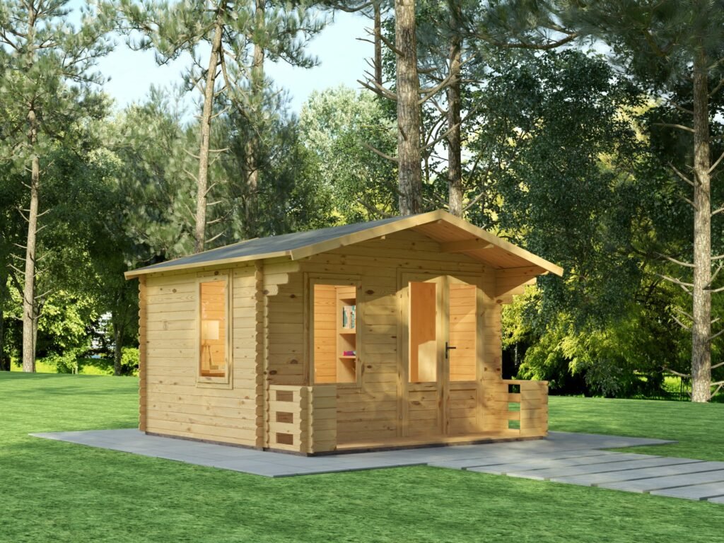Log Shed MM005 3.3×3.48m Main Image