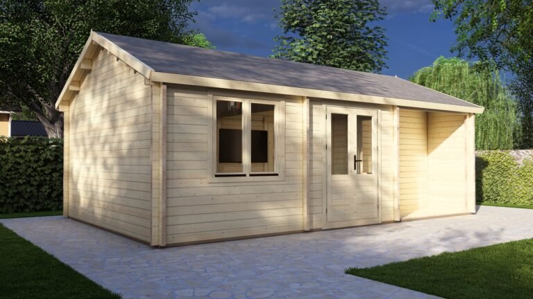 Log cabin Folio 8x5m, 58mm – I carousel small image