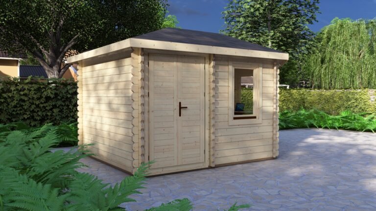 Corner Log Cabin Daniel 4.4x3m, 44mm – I carousel small image