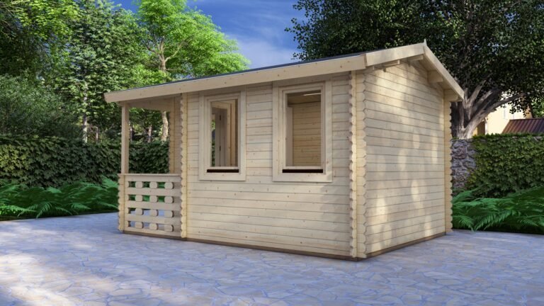 Log Cabin Samuel 4.2x3m, 28mm – 2 carousel small image