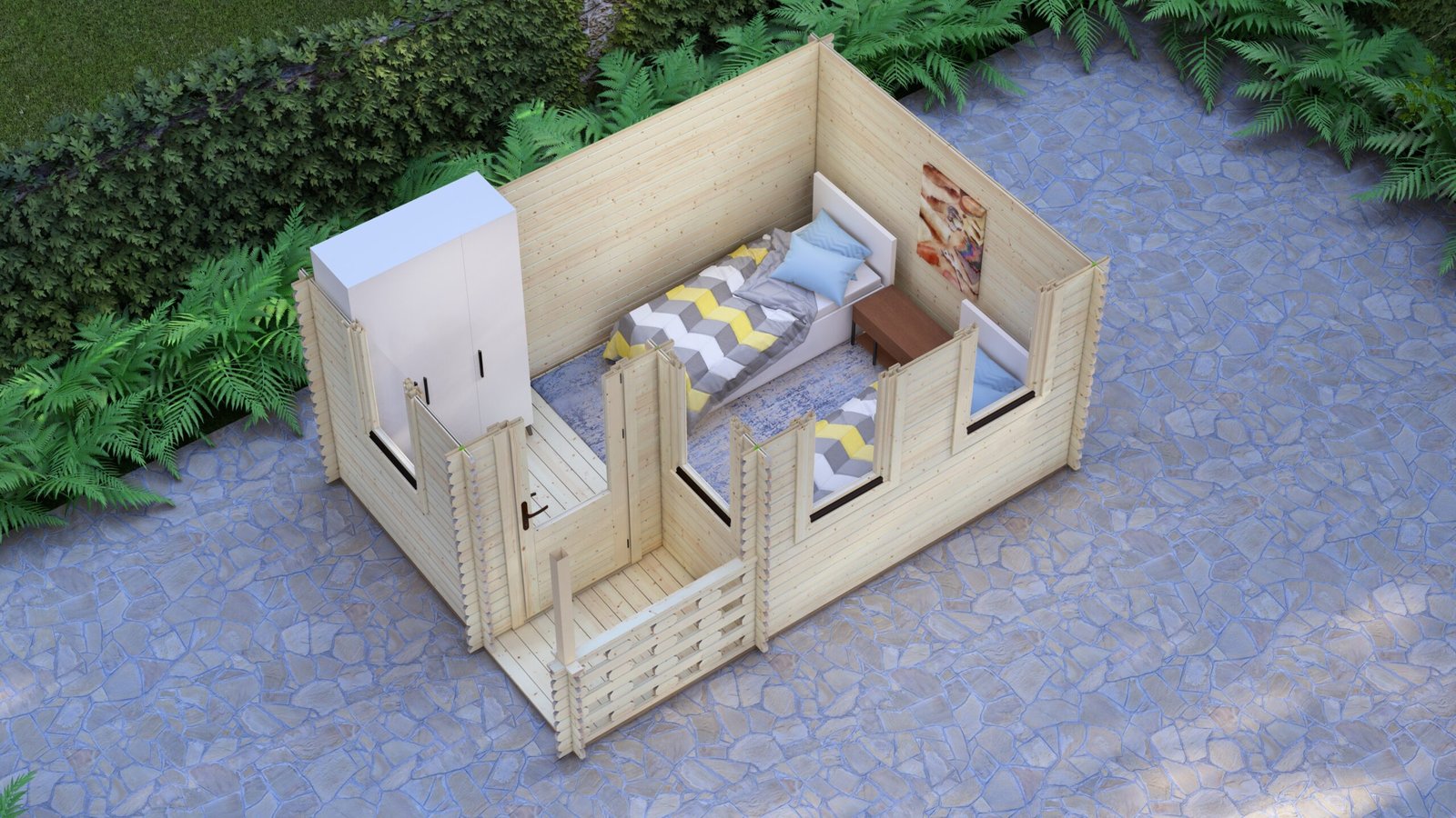 Log Cabin Samuel 4.2x3m, 28mm – 6 Large scale image