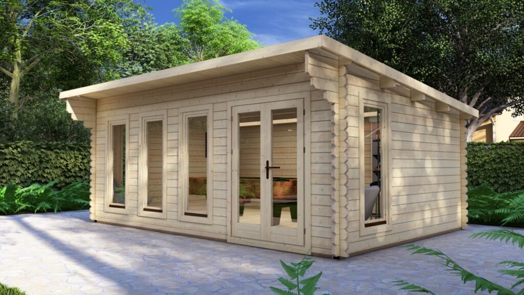 Log Cabin Dylan 6x4m, 44mm Main Image