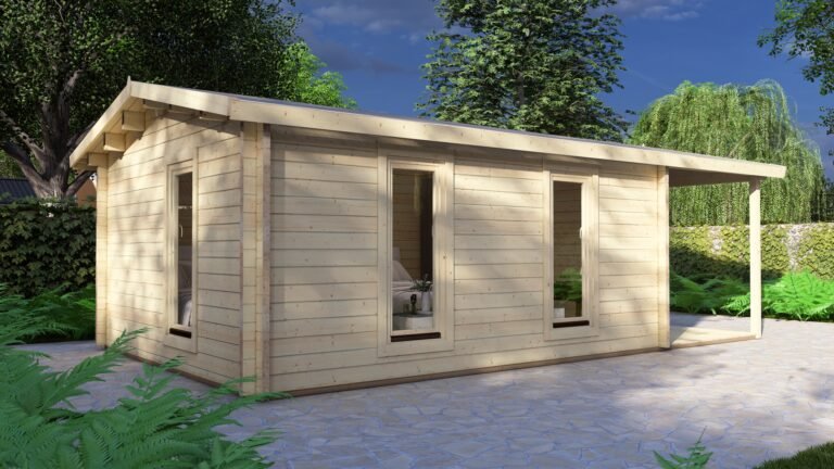 Log Cabin Matthew 7x4m, 58mm – 1 carousel small image