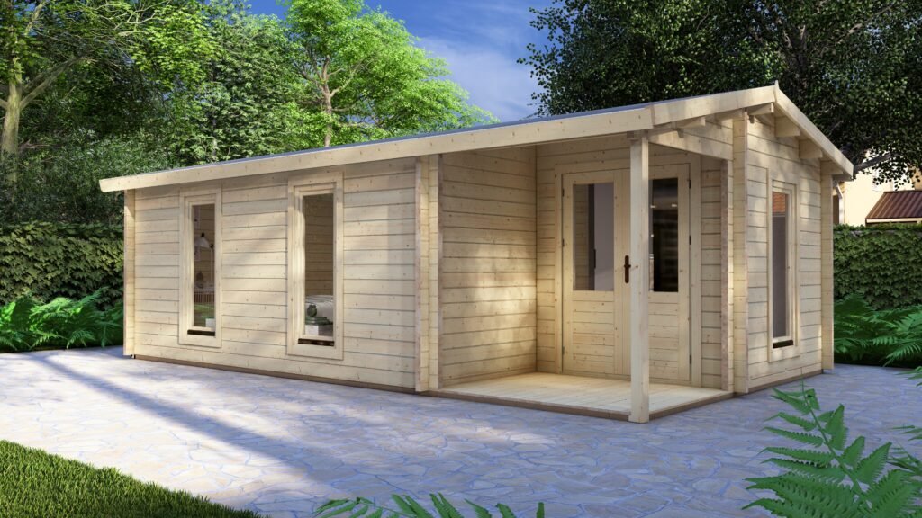 Log Cabin Matthew 7x4m, 58mm Main Image