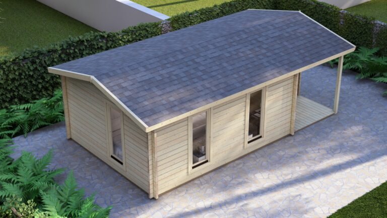 Log Cabin Matthew 7x4m, 58mm – 7 carousel small image