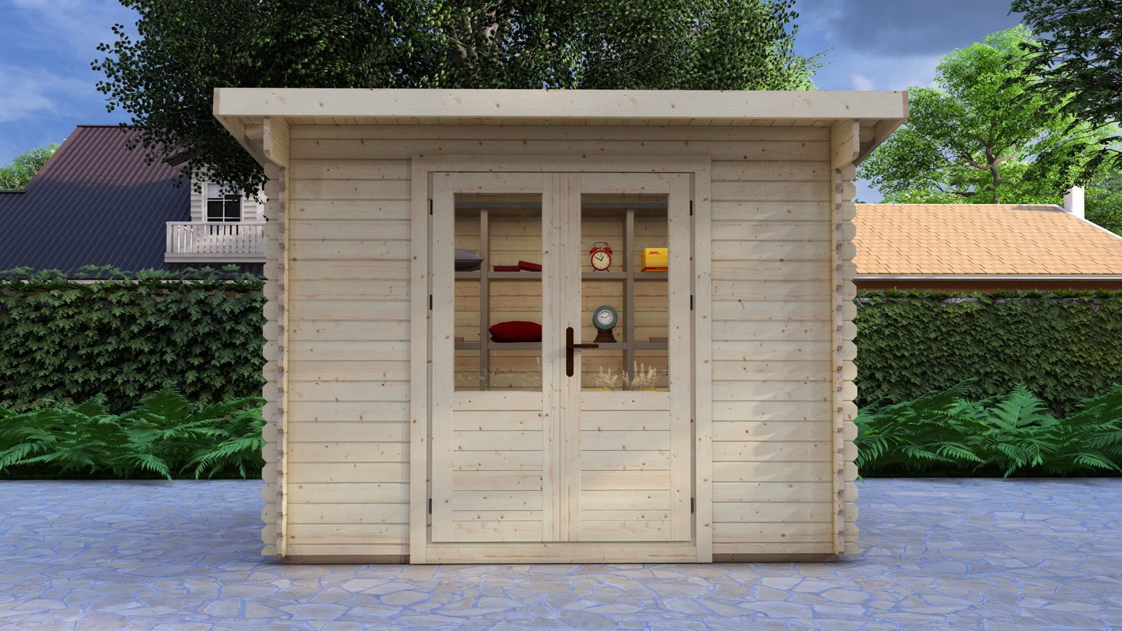 Log Cabin Ryan 3x2m, 28mm – 2 Large scale image