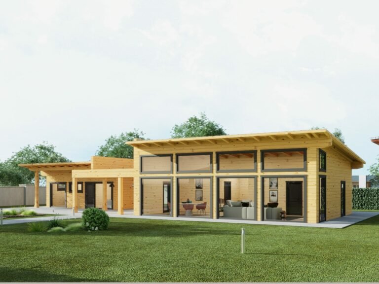 Eurodita log house Finland 220mm, 23.6×8.4m carousel small image