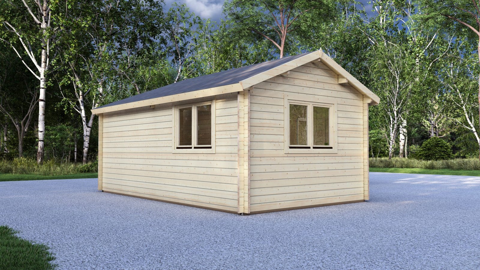 Log Cabin Gladehaven 6×7.2m, 58mm – I Large scale image
