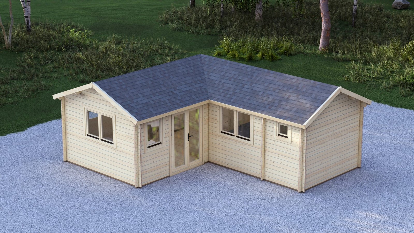 Log Cabin Gladehaven 6×7.2m, 58mm – VIII Large scale image