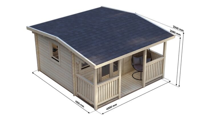 Log Cabin Brookhaven 4x3m, 44mm – VIII carousel small image