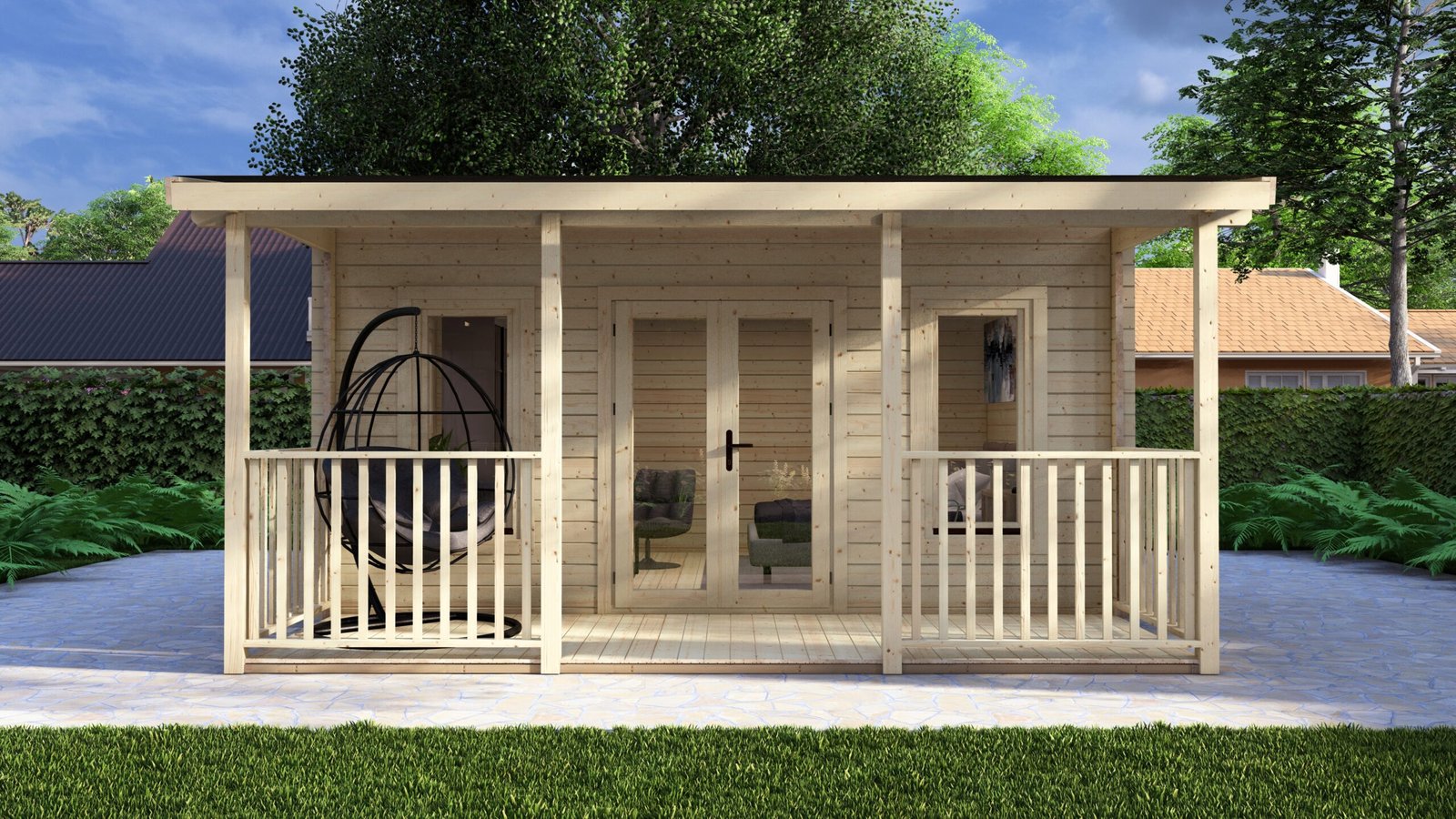 Log Cabin Everwood 5×5.8m, 44mm – III Large scale image