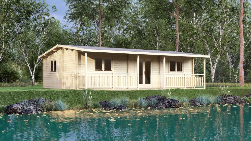 Log Cabin Stonepine 9.5×7.2m, 58mm Main Image