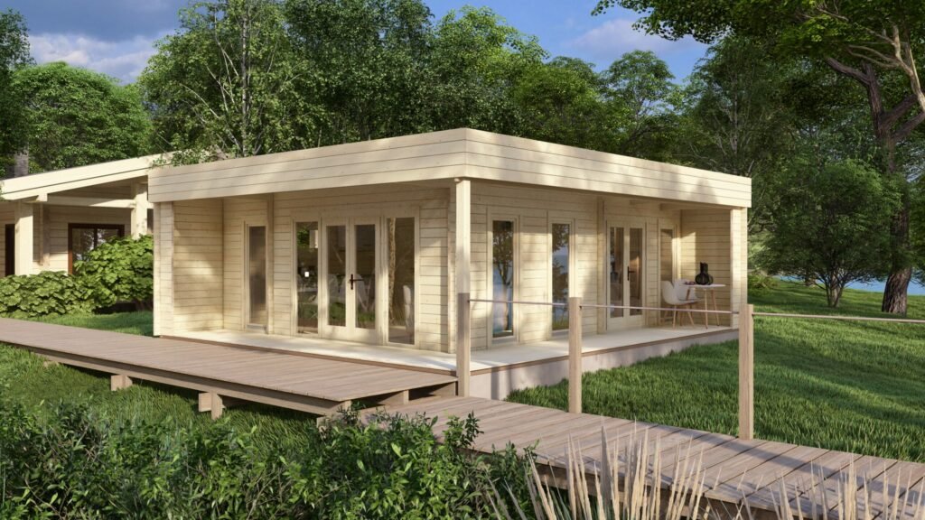 Log Cabin 7.9×6.9m, 44mm Main Image