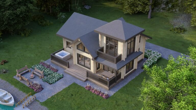 By Eurodita Two storey Glulam log house Greenhaven carousel small image