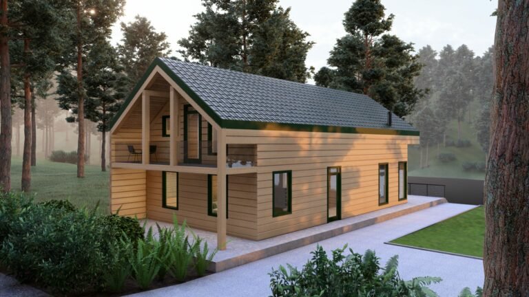 Eurodita manufactured Glulam log house Silvawood carousel small image