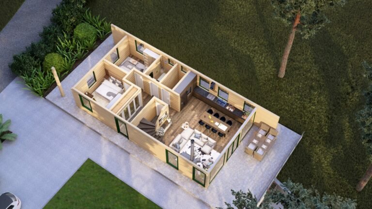 Glulam log house Silvawood views carousel small image