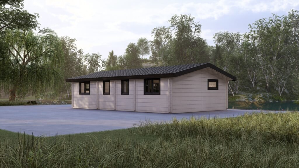 Mobile Log Cabin 3-Bedroom Family Home – Baker Main Image