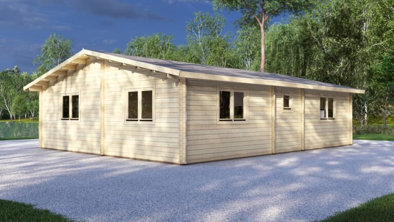 2 Bedroom Log Cabin 10.1x8m, 44mm – V carousel small image