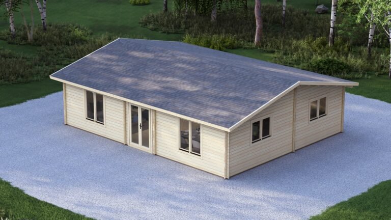 2 Bedroom Log Cabin 10.1x8m, 44mm – VIII carousel small image