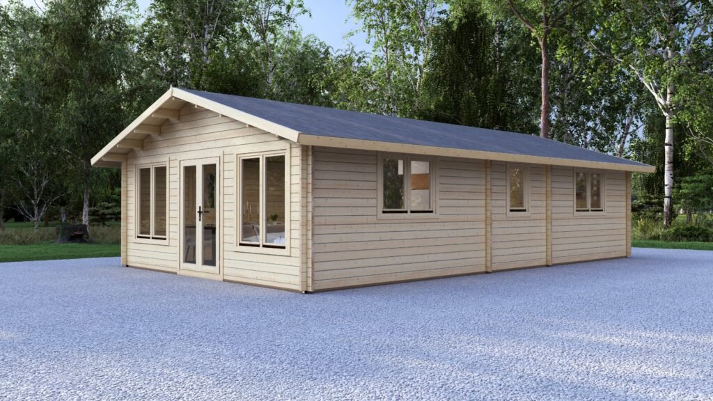 2 Bedroom Log Cabin 10x6m, 44mm Main Image