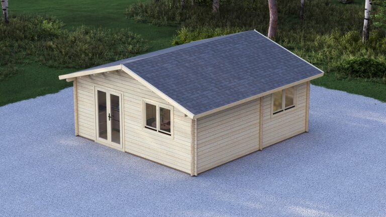 2 Bedroom Log Cabin 6×5.8m, 44mm, 44mm – VIII carousel small image