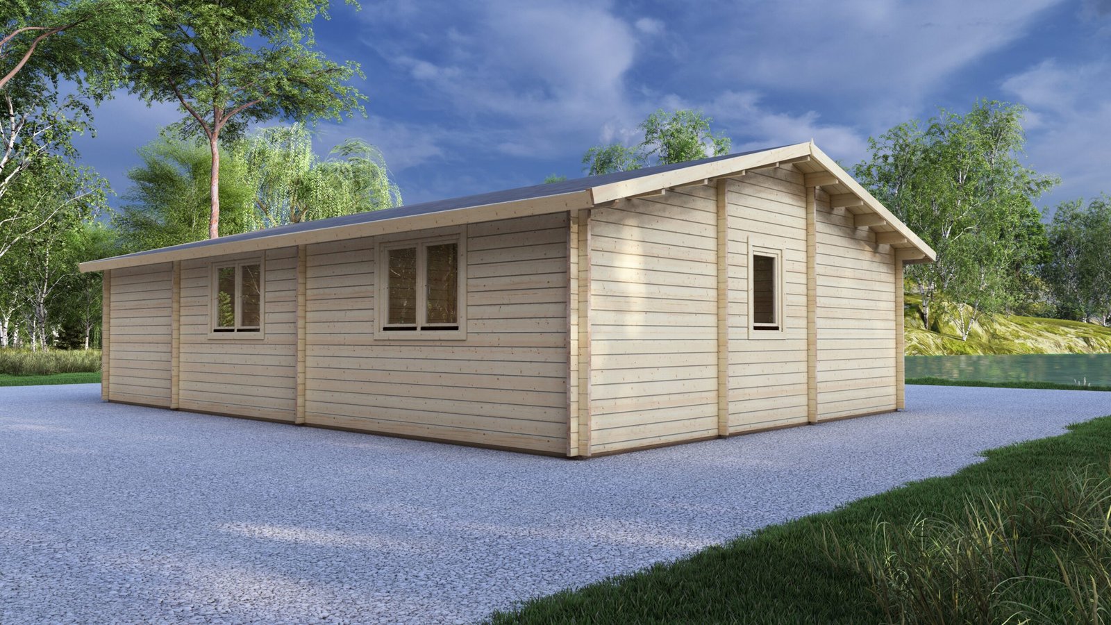 3 Bedroom Log Cabin 10.2x7m, 44mm – III Large scale image