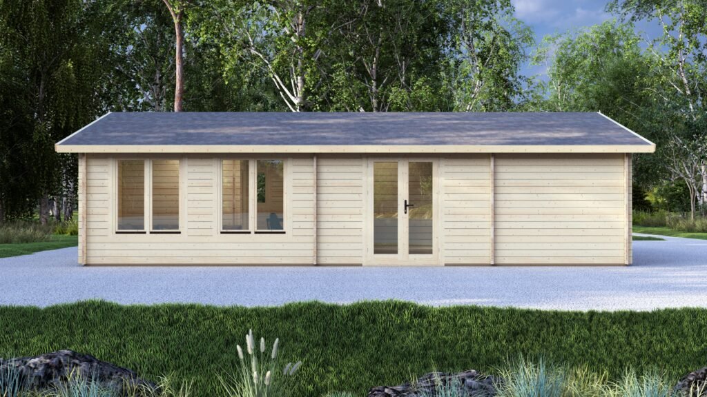 3 Bedroom Log Cabin 10.2x7m, 44mm Main Image